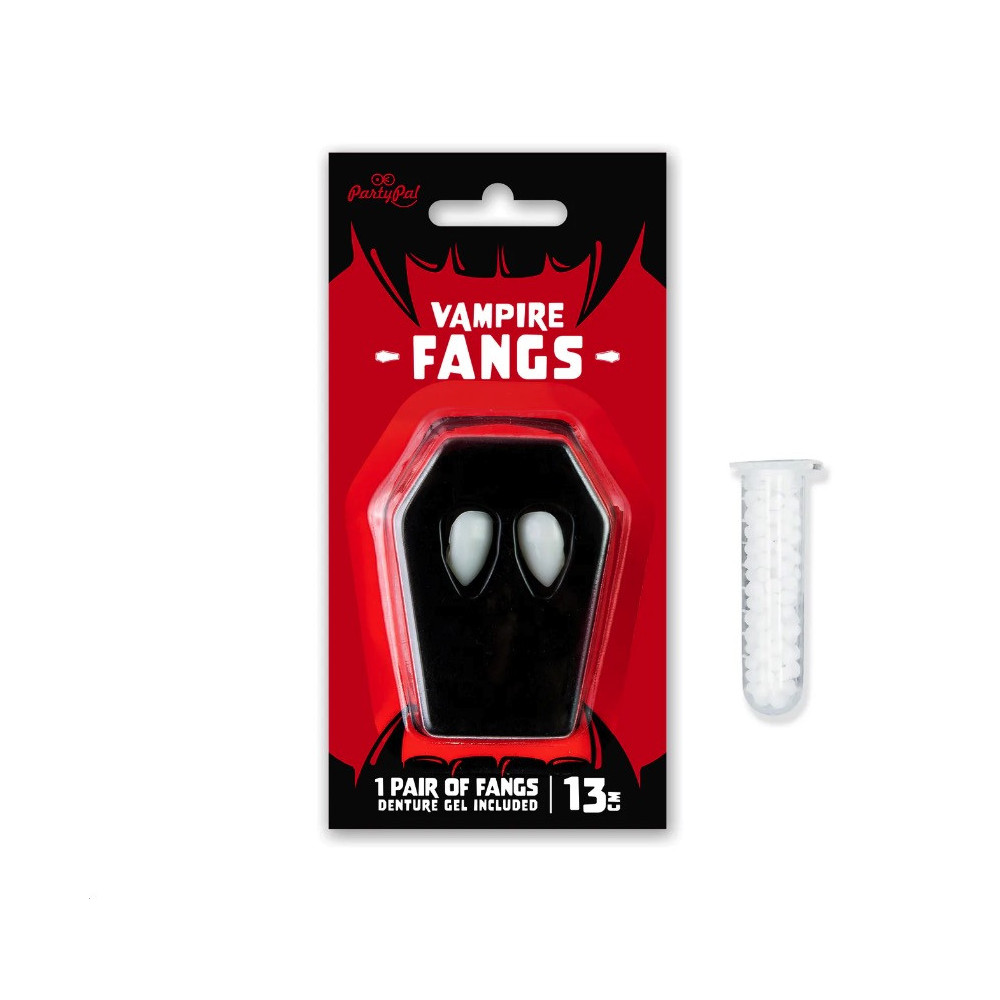 Kły wampira na Halloween - 13 mm, 2 szt.