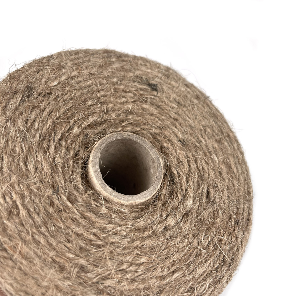 Sznurek jutowy do makramy - naturalny, 5 mm, 1kg, 500 m