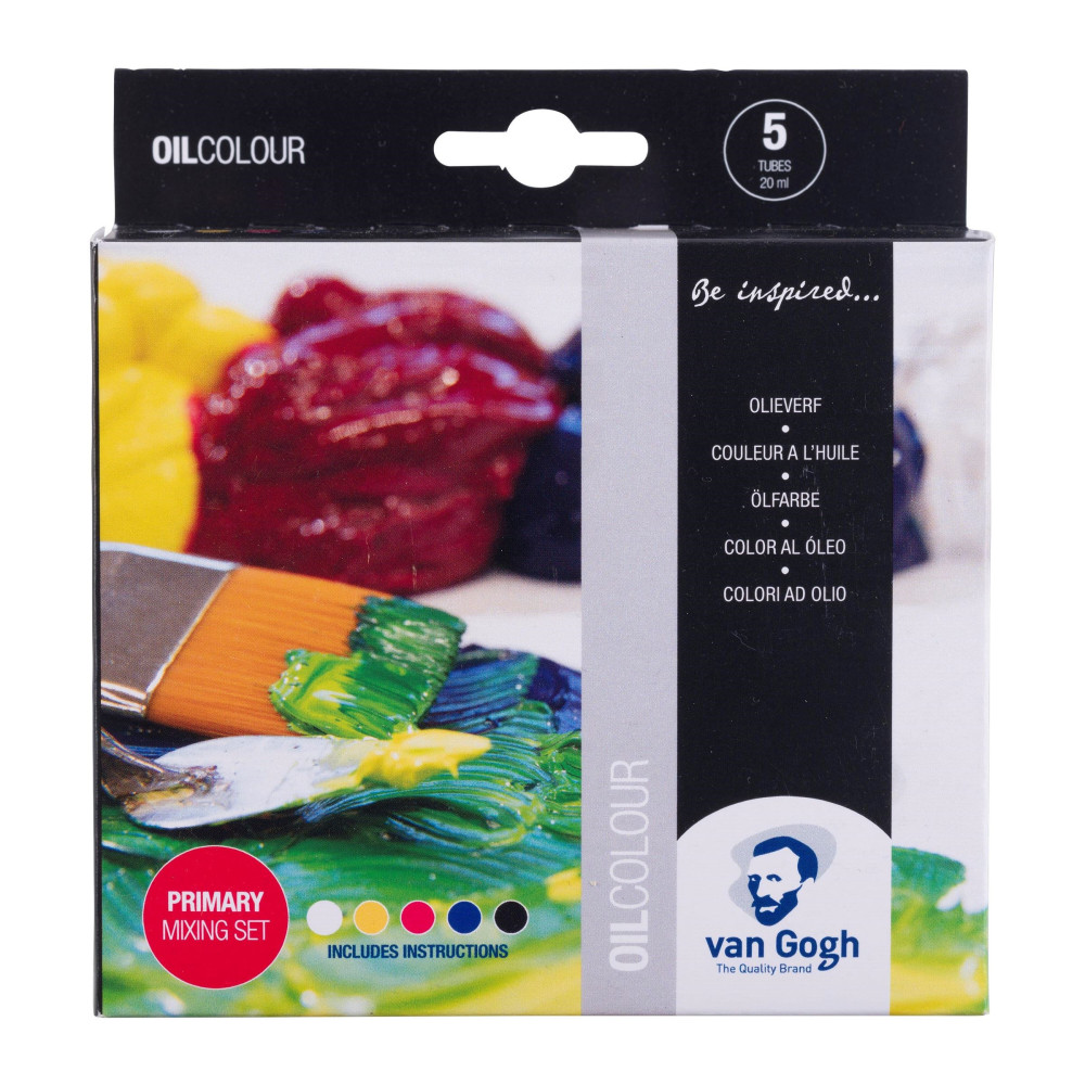 Zestaw farb olejnych Primary - Van Gogh - 5 kolorów x 20 ml