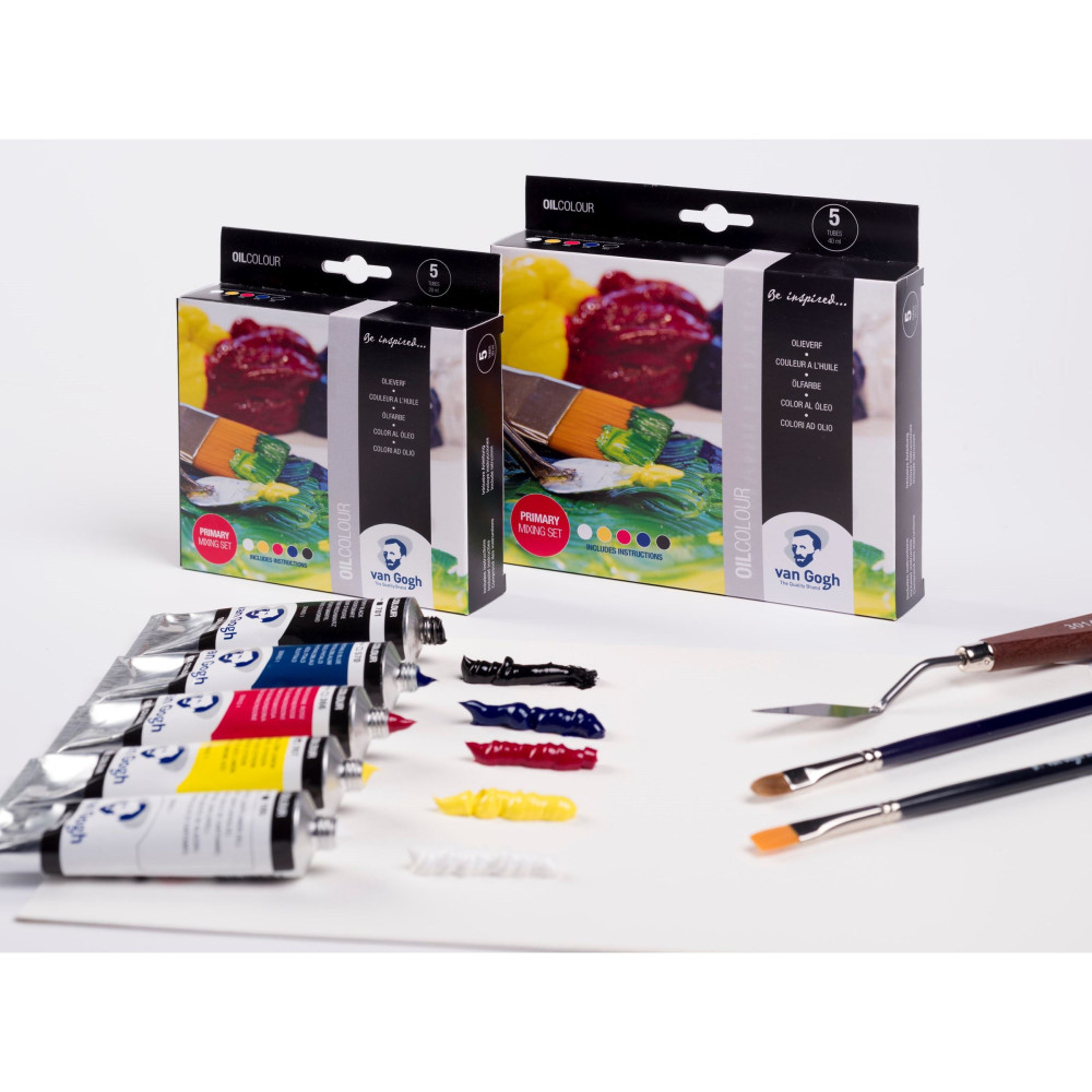 Zestaw farb olejnych Primary - Van Gogh - 5 kolorów x 20 ml
