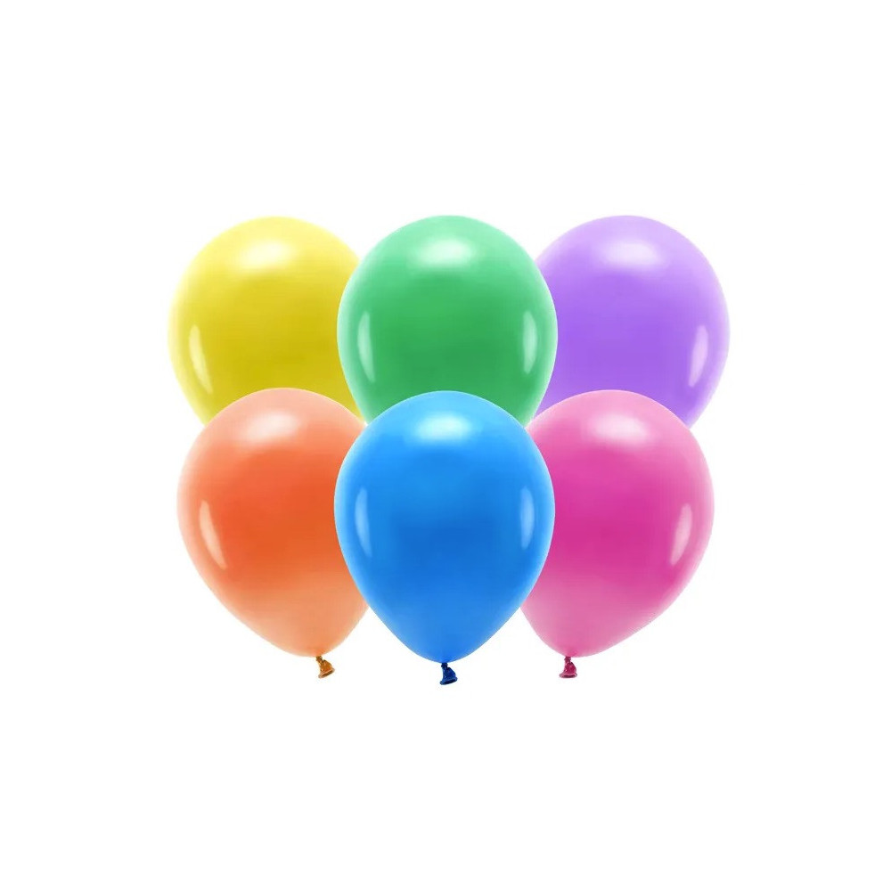 Latex Pastel Eco balloons - pastel, 30 cm, 10 pcs.