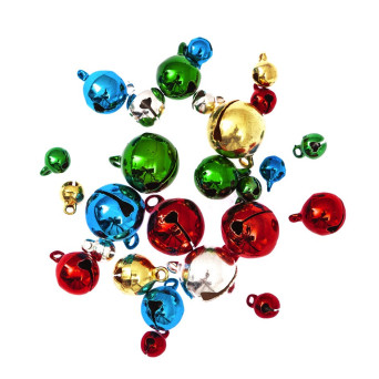 Craft metal bells - DpCraft - multicolor, 26 pcs.