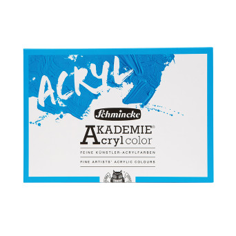 Set of Akademie acrylic paints - Schmincke - 6 x 60 ml