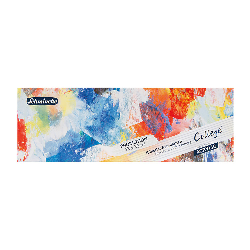 Set of College Acrylic paints - Schmincke - 13 x 35 ml