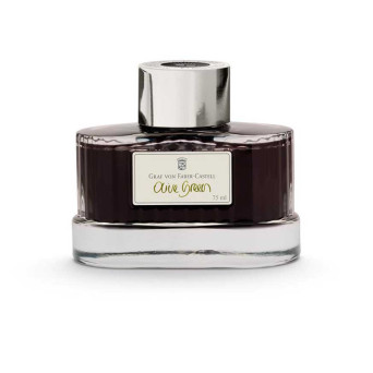 Atrament permanentny - Graf Von Faber-Castell - Olive Green, 75 ml