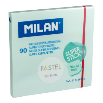 Super sticky notes - Milan - pastel blue, 90 pcs.