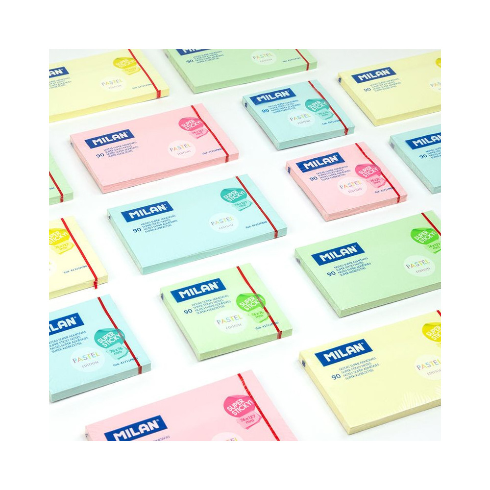Super sticky notes - Milan - pastel blue, 90 pcs.