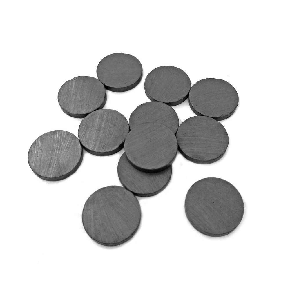 Magnesy - DpCraft - czarne, 20 x 3 mm, 12 szt.