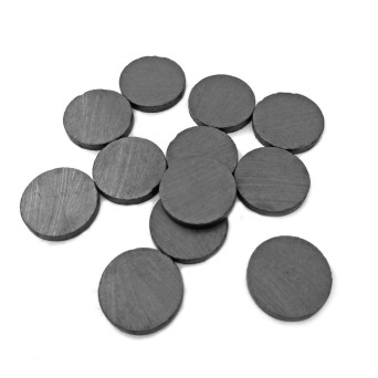 Magnesy - DpCraft - czarne, 20 x 3 mm, 12 szt.