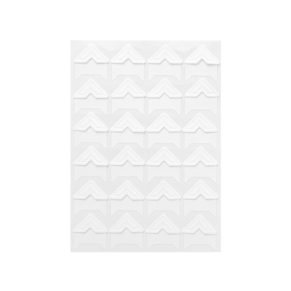 Narożniki samoprzylepne do zdjęć - DpCraft - białe, 48 szt.
