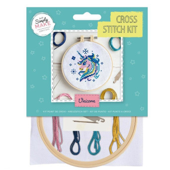 Cross Stitch Kit - doCrafts - Rainbow - Unicorn