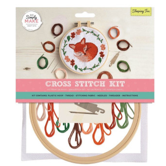 Cross Stitch Kit - doCrafts - Rainbow - Sleepy Fox