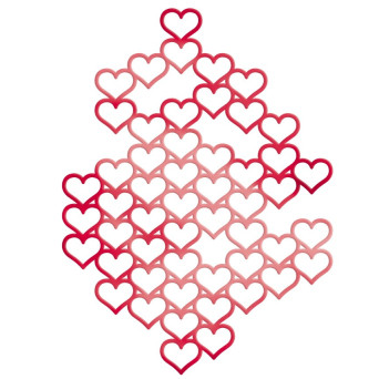 Cutting die - DpCraft - Heart lace