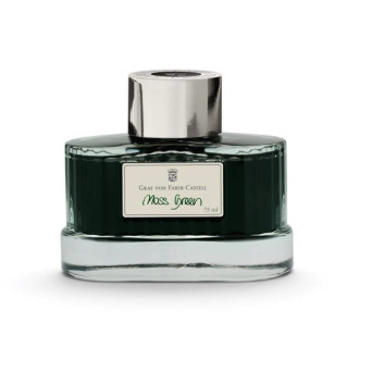 Atrament permanentny - Graf Von Faber-Castell - Moss Green, 75 ml