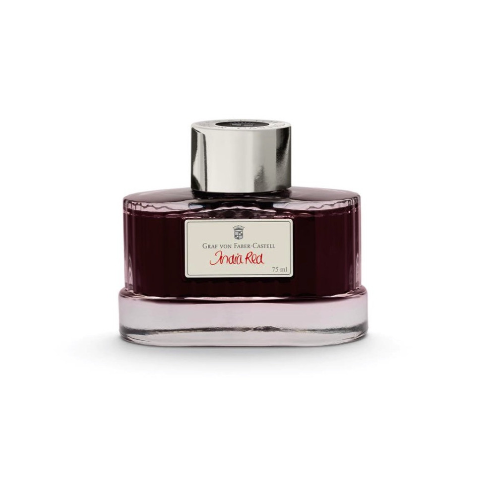 Atrament permanentny - Graf Von Faber-Castell - India Red, 75 ml