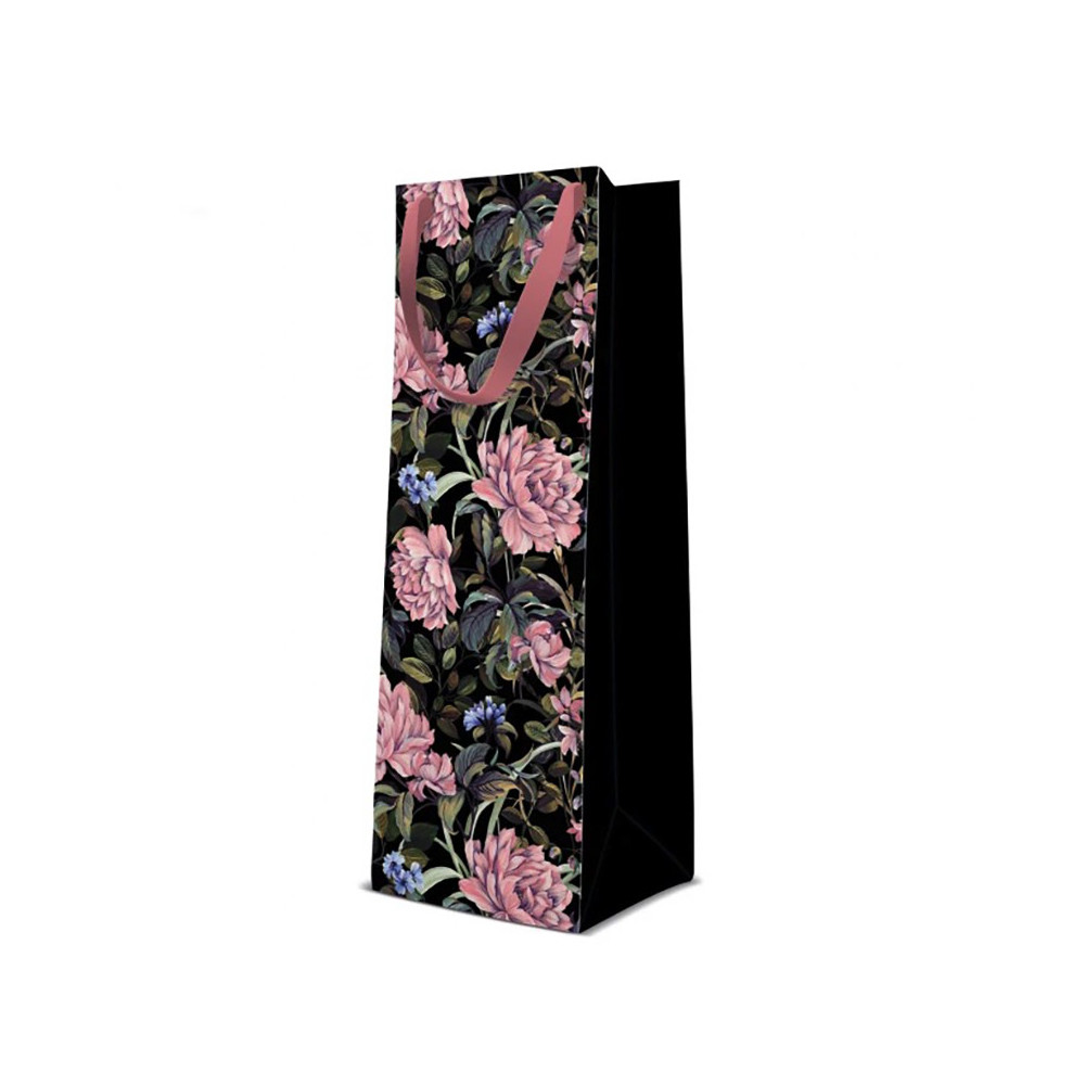 Torebka na prezenty, Flowers Mystery - Paw - 12 x 37 x 10 cm