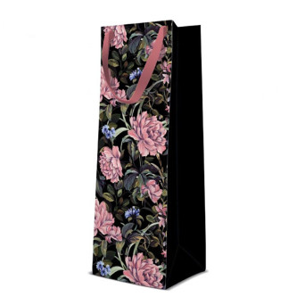 Torebka na prezenty, Flowers Mystery - Paw - 12 x 37 x 10 cm