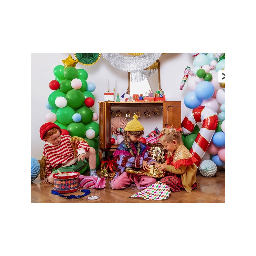 Foil balloon, Candy Cane - 18,5 x 35 cm