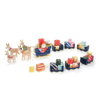 Advent calendar, Santa'a Sled - 36 pcs.