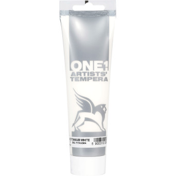 Tempera ONE paint - Renesans - 01, titanium white, 100 ml
