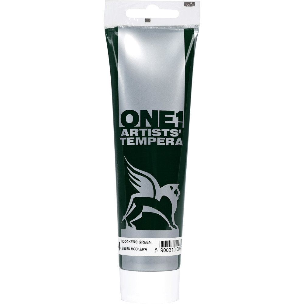 Tempera ONE paint - Renesans - 14, Hooker's green, 100 ml