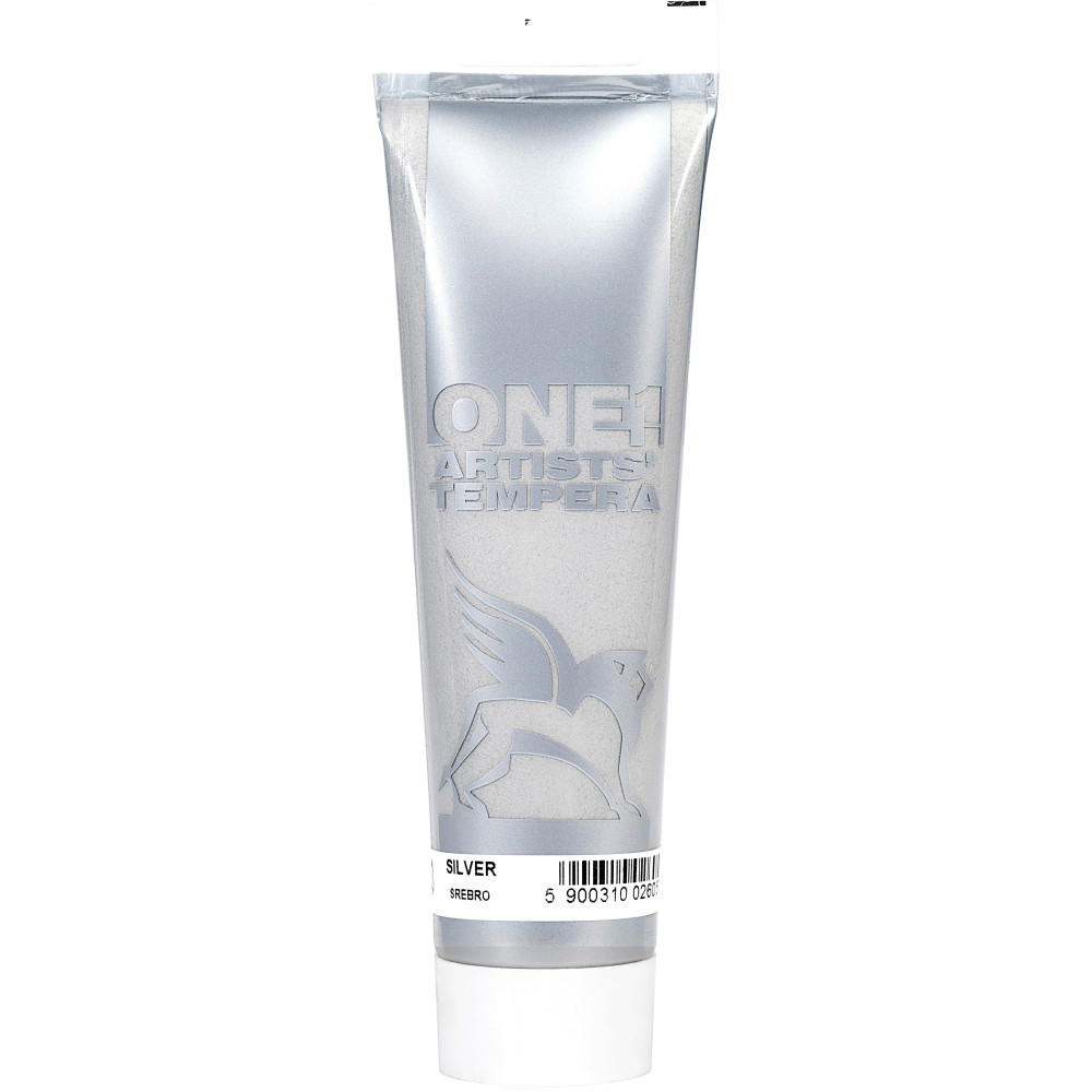 Tempera ONE paint - Renesans - 23, silver, 100 ml