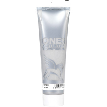 Tempera ONE paint - Renesans - 23, silver, 100 ml