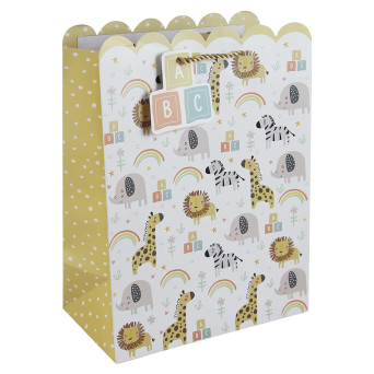 Gift paper bag, Safari - Clairefontaine - 26,5 x 14 x 33 cm
