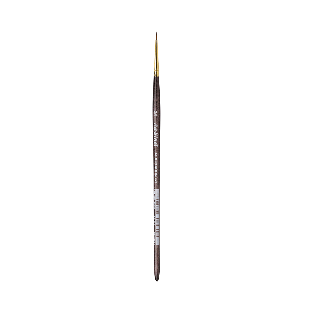 Round, natural bristles, Harbin-Kolinsky, series 1526Y brush - Da Vinci - 3/0