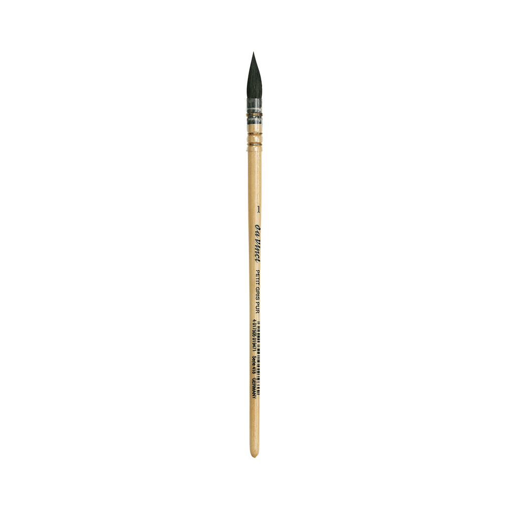 Pędzel okrągły, naturalny, Wash Brush, seria 418 - Da Vinci - 1