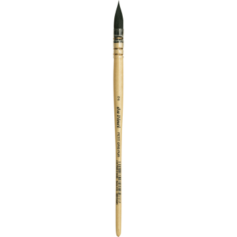 Round, natural bristles, Wash Brush, series 418 brush - Da Vinci - 2