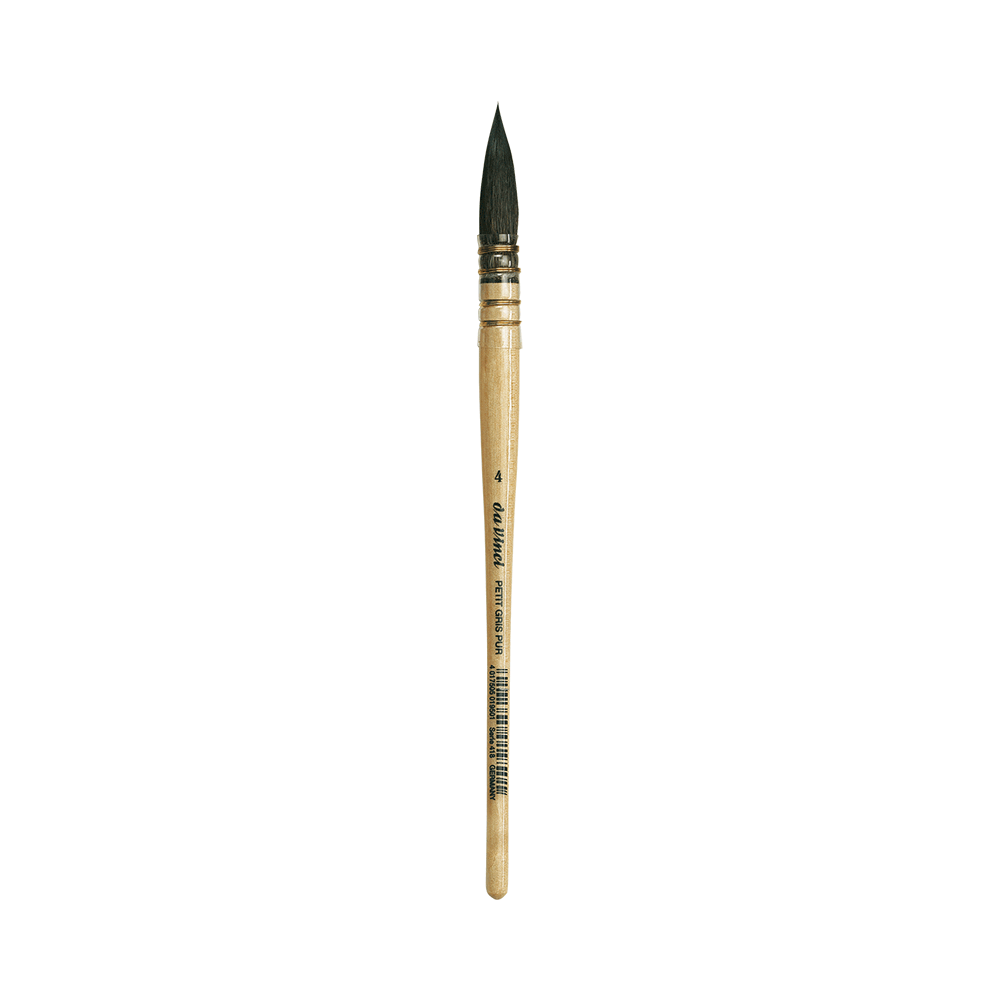 Round, natural bristles, Wash Brush, series 418 brush - Da Vinci - 4