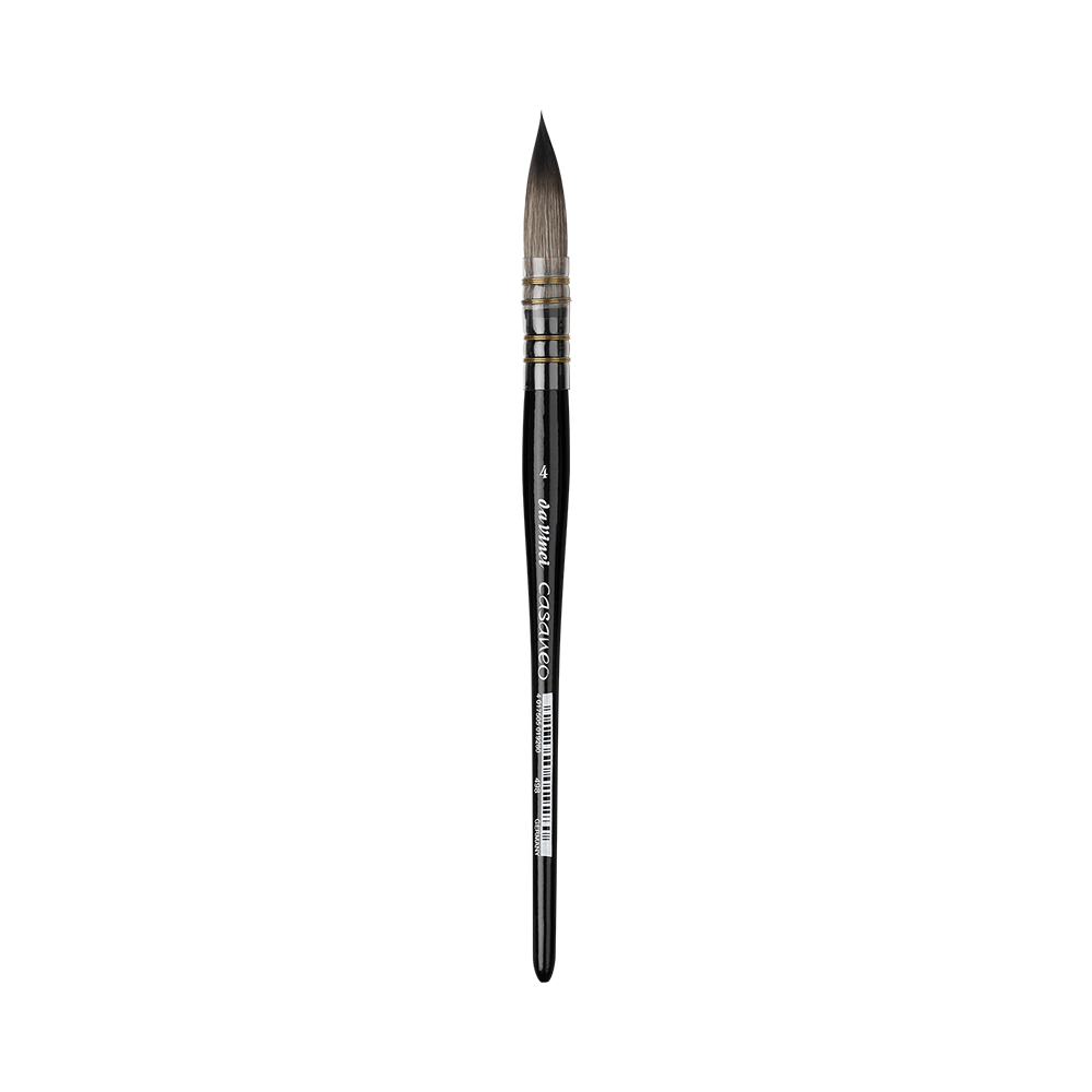 Round, synthetic bristles, Casaneo, series 498 brush - Da Vinci - 4