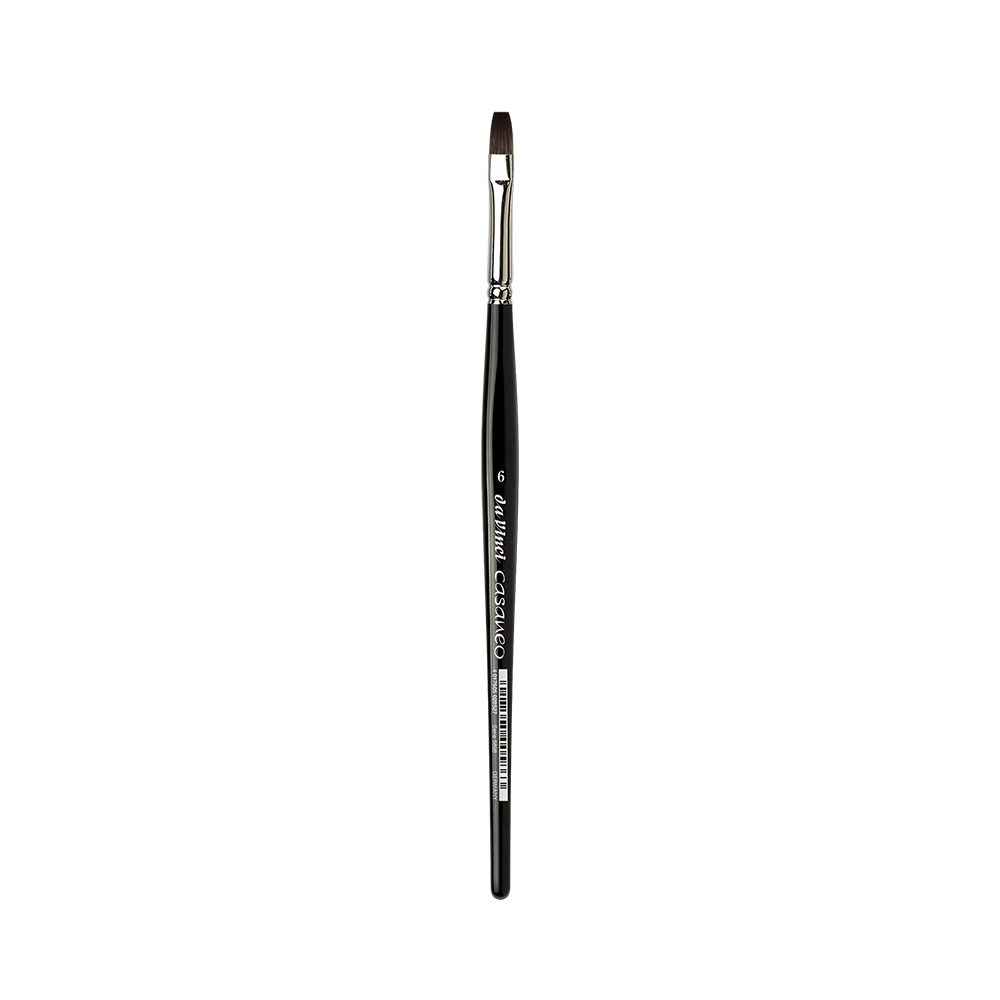 Flat, synthetic bristles, Casaneo, series 5898 brush - Da Vinci - 6