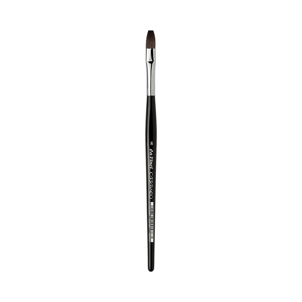 Flat, synthetic bristles, Casaneo, series 5898 brush - Da Vinci - 8