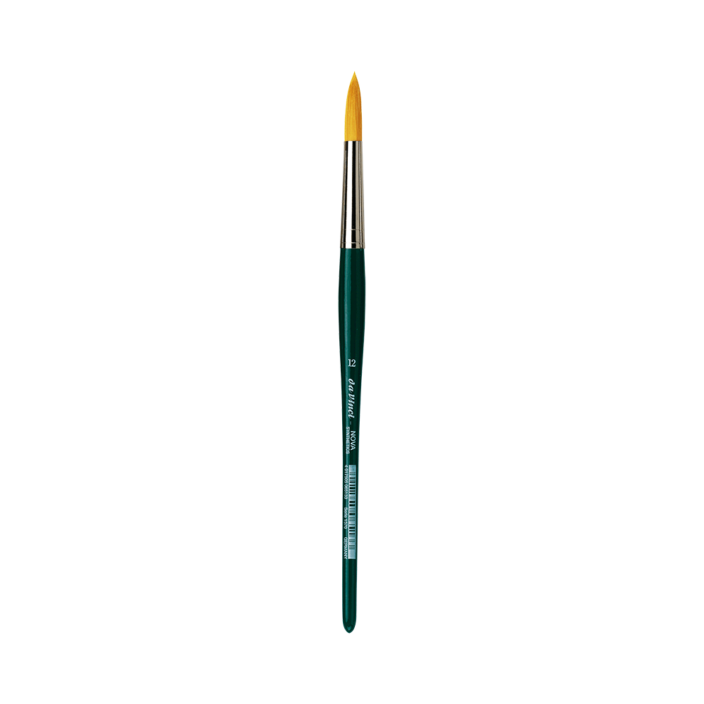 Round, synthetic bristles, Nova, series 1570 brush - Da Vinci - 12
