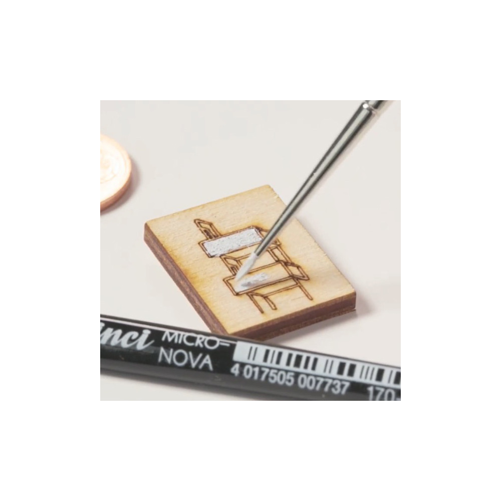 Pędzel okrągły, syntetyczny, Micro Nova, seria 170 - Da Vinci - 20/0