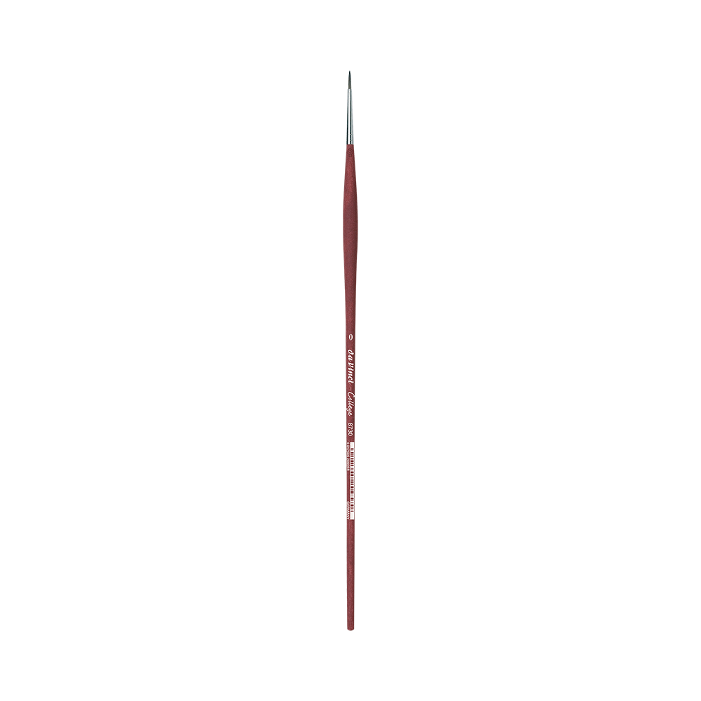 Round, synthetic bristles, series 8730 brush - Da Vinci - 0