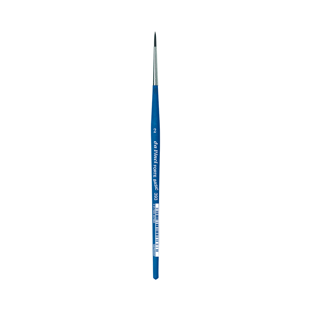Pędzel okrągły, syntetyczny, Forte Basic, seria 393 - Da Vinci - 2