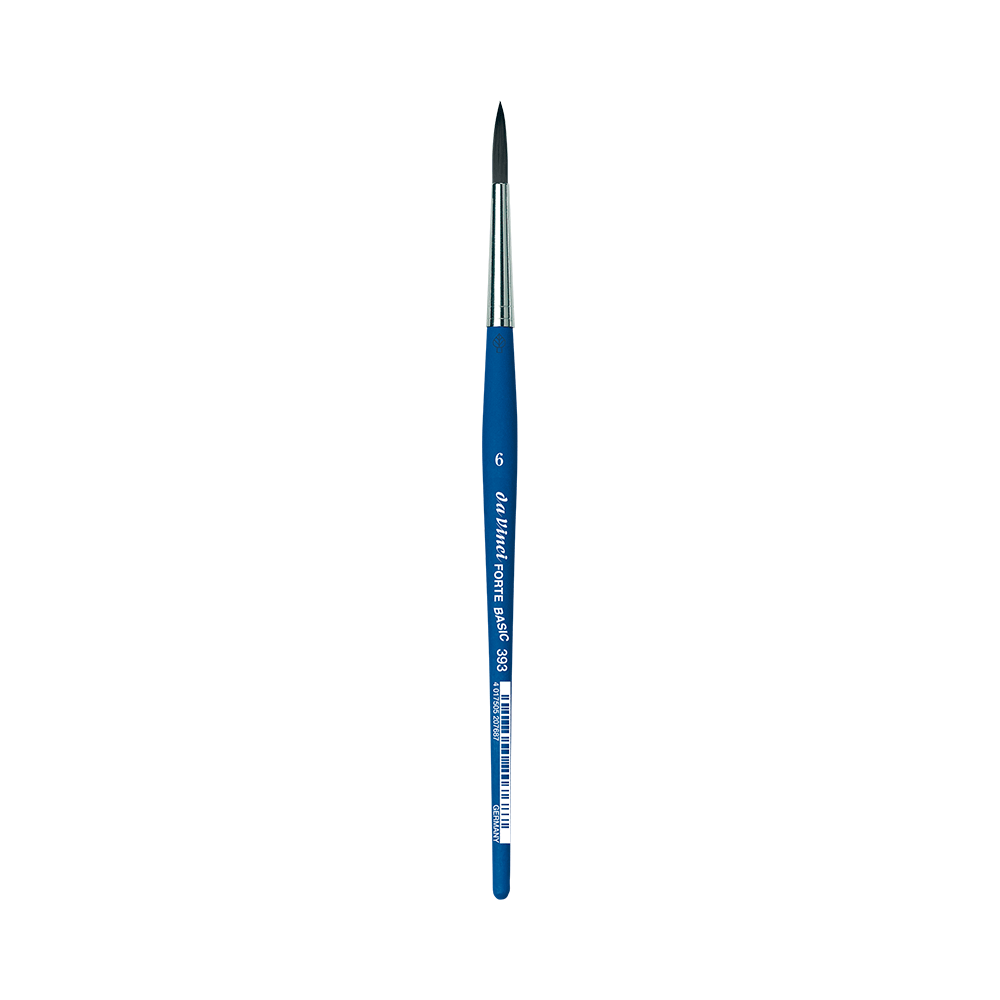 Pędzel okrągły, syntetyczny, Forte Basic, seria 393 - Da Vinci - 6