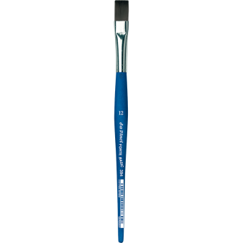 Pędzel płaski, syntetyczny, Forte Basic, seria 394 - Da Vinci - 12