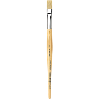 Flat, synthetic bristles, Bristle Junior, series 329 brush - Da Vinci - 12