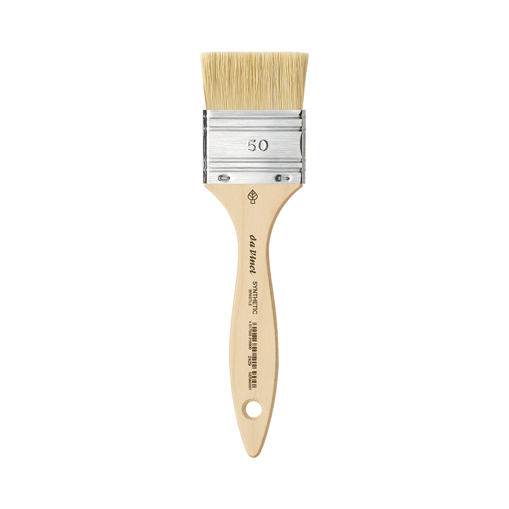 Flat, synthetic bristles, Mottler, series 2429 brush - Da Vinci - 50