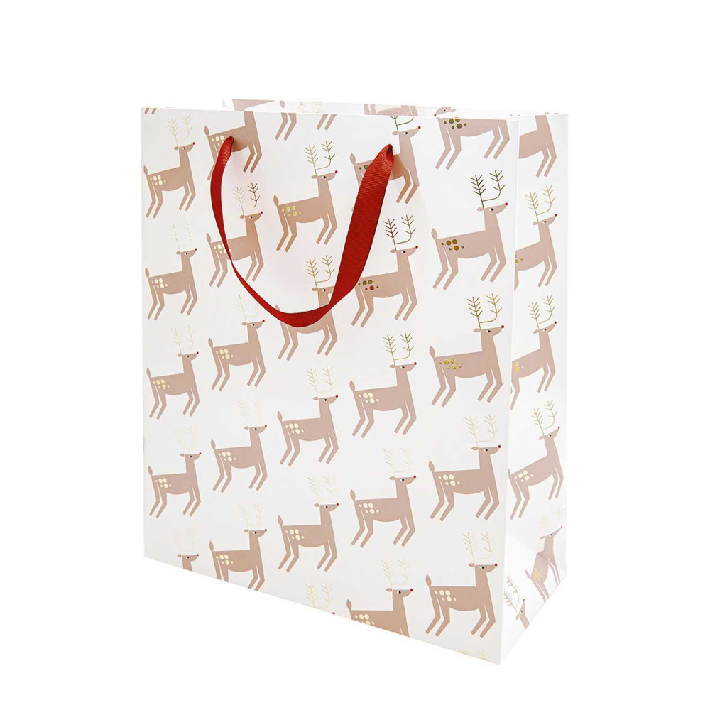 Torba prezentowa - Rico Design - Renifery, 26 x 32 x 12 cm