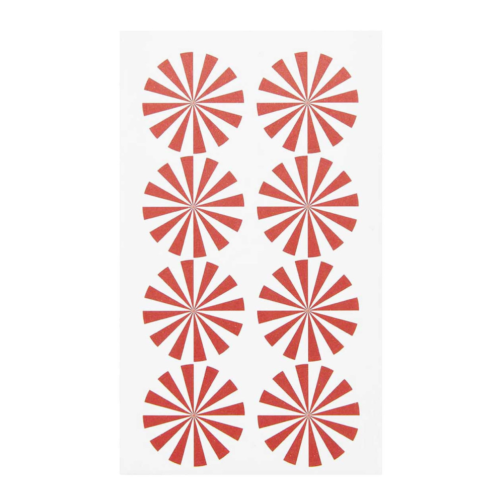 Naklejki papierowe, I Love Christmas - Paper Poetry - Koła, 32 szt.