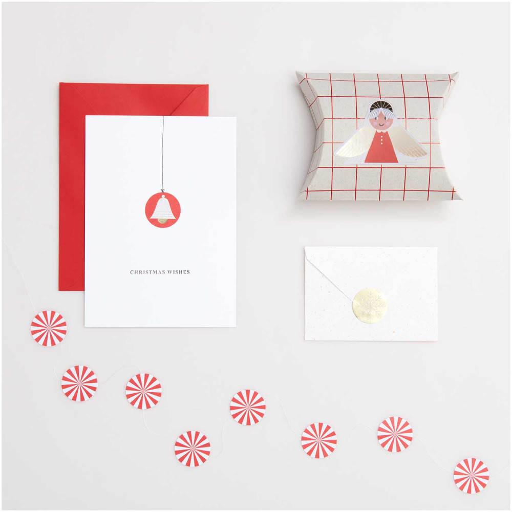 Christmas stickers, I Love Christmas - Paper Poetry - Snowflakes, 32 pcs.