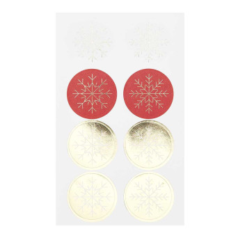 Christmas stickers, I Love Christmas - Paper Poetry - Snowflakes, 32 pcs.