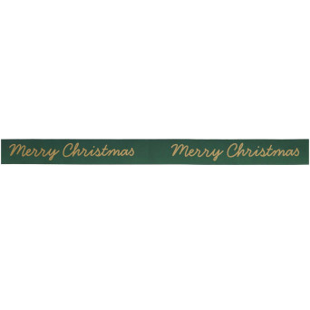 Taffeta ribbon, Merry Christmas - Paper Poetry - Green, 38 mm x 3 m
