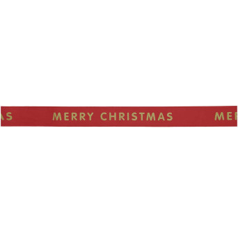 Wstążka taftowa, Merry Christmas - Paper Poetry - czerwona, 38 mm x 3 m