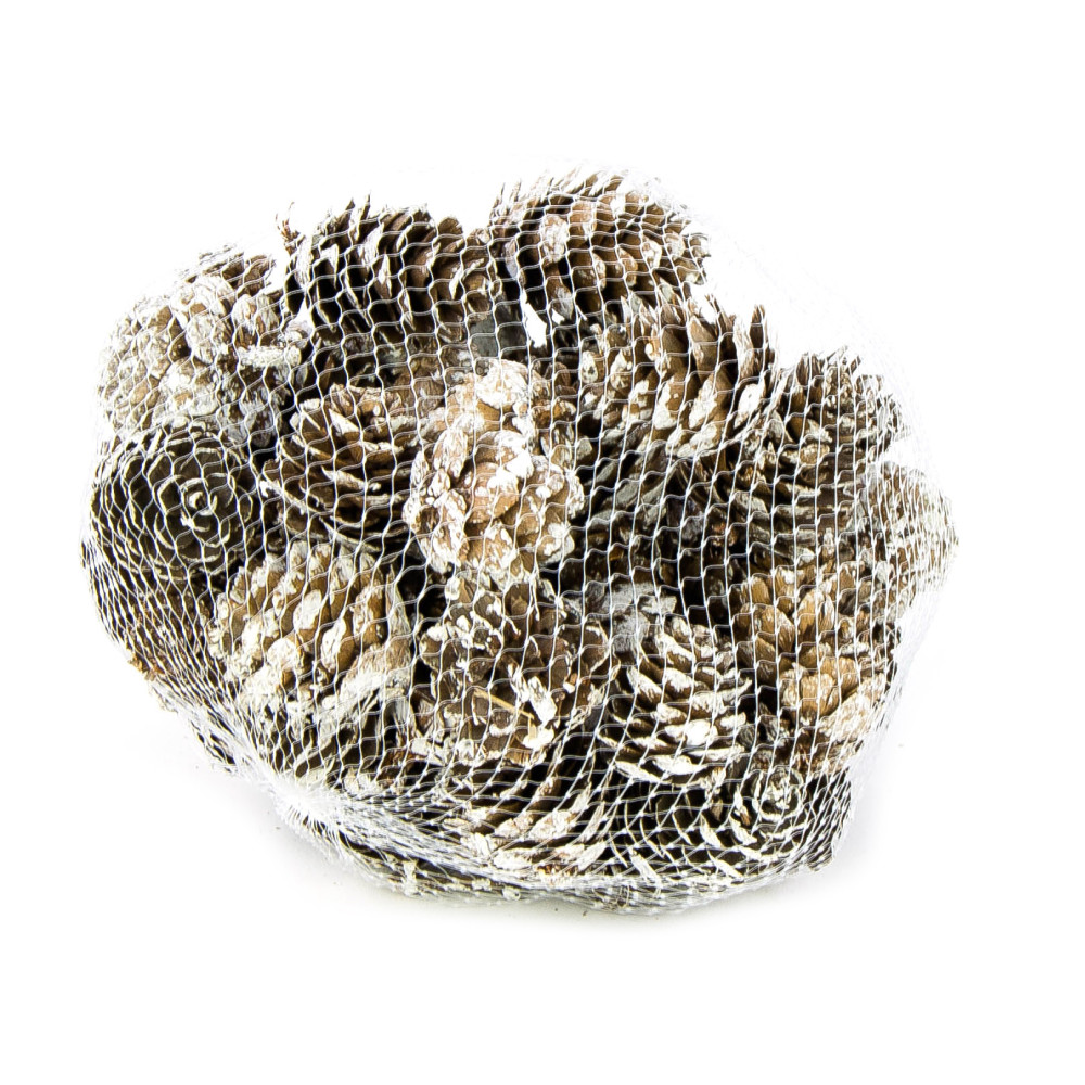 Szyszki bielone - 3 cm, 27 szt.